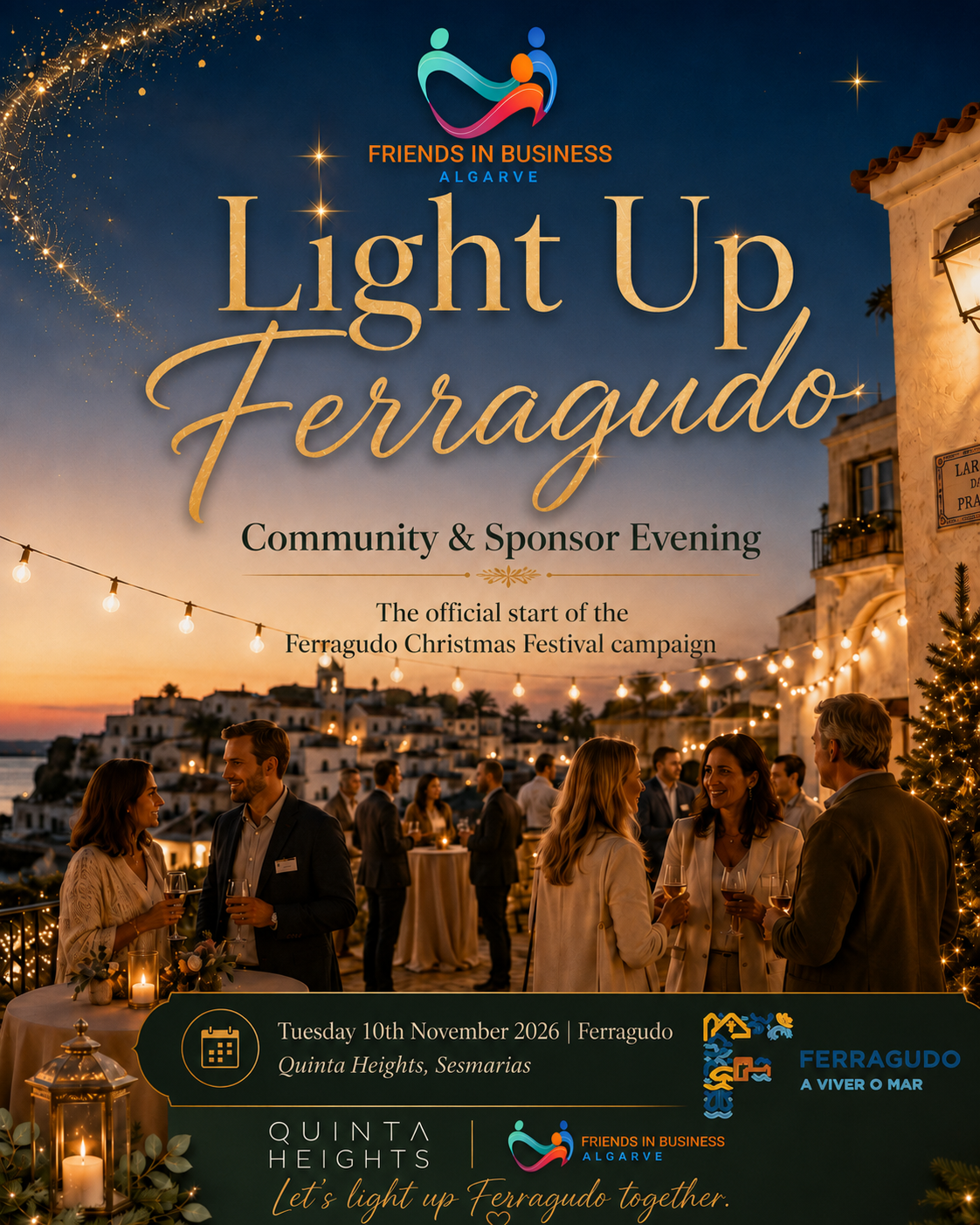 SAVE THE DATE! Light Up Ferragudo — Community & Sponsor Evening